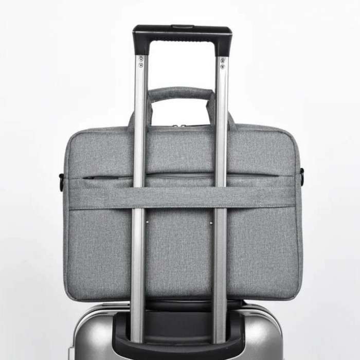 15 Inch Laptop Bags Office Documents Storage Bag Travel ( gray )