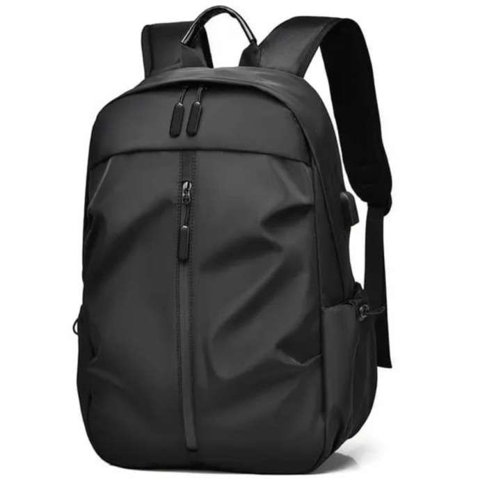 Moneybag Free ) Waterproof Multi- Laptop Backpack ( black color )