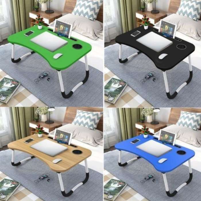 Folding Laptop Table (Black)