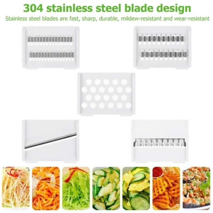 5 In 1 Multifunctional Vegetable Cutter