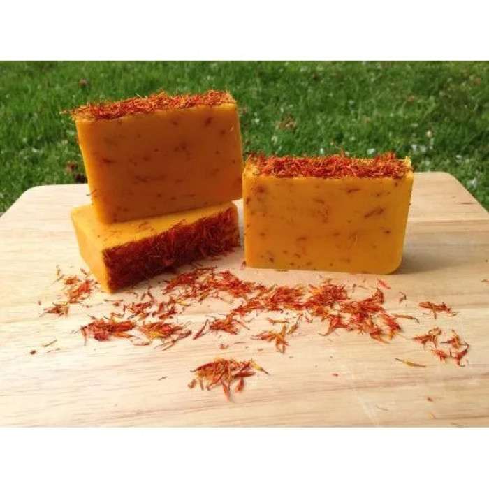 Hand Made Real Saffron Goat Milk Bar Soap