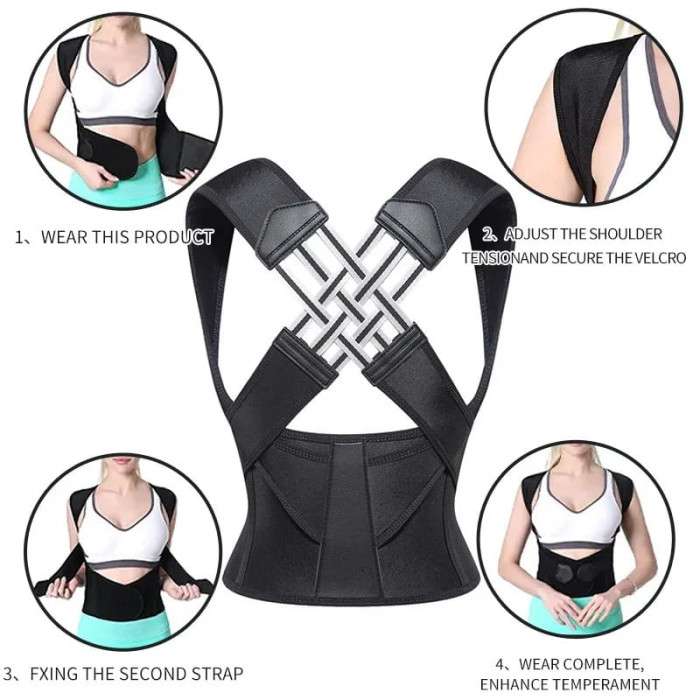 Back Straightener Adjustable Posture Belt
